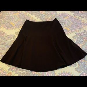 White House Black Market black skirt sz 8 flare